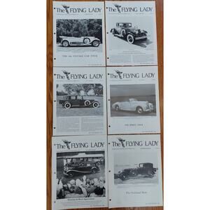 VTG 1983 The Flying Lady Magazine Rolls-Royce Bentley Annual Collection 6 Mags